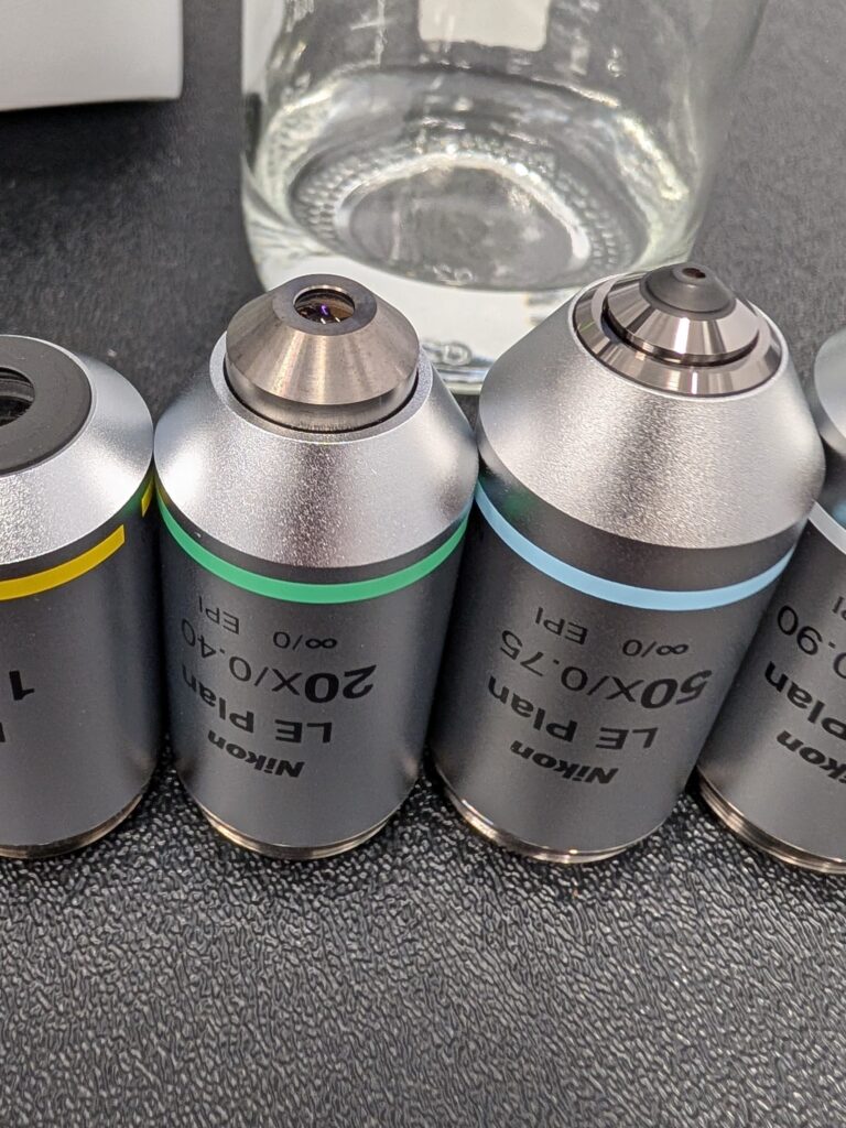 Microscope objective cleaning Lansing Michigan